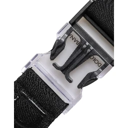 Black Stretch Polyester Rubberised DG Logo Keychain