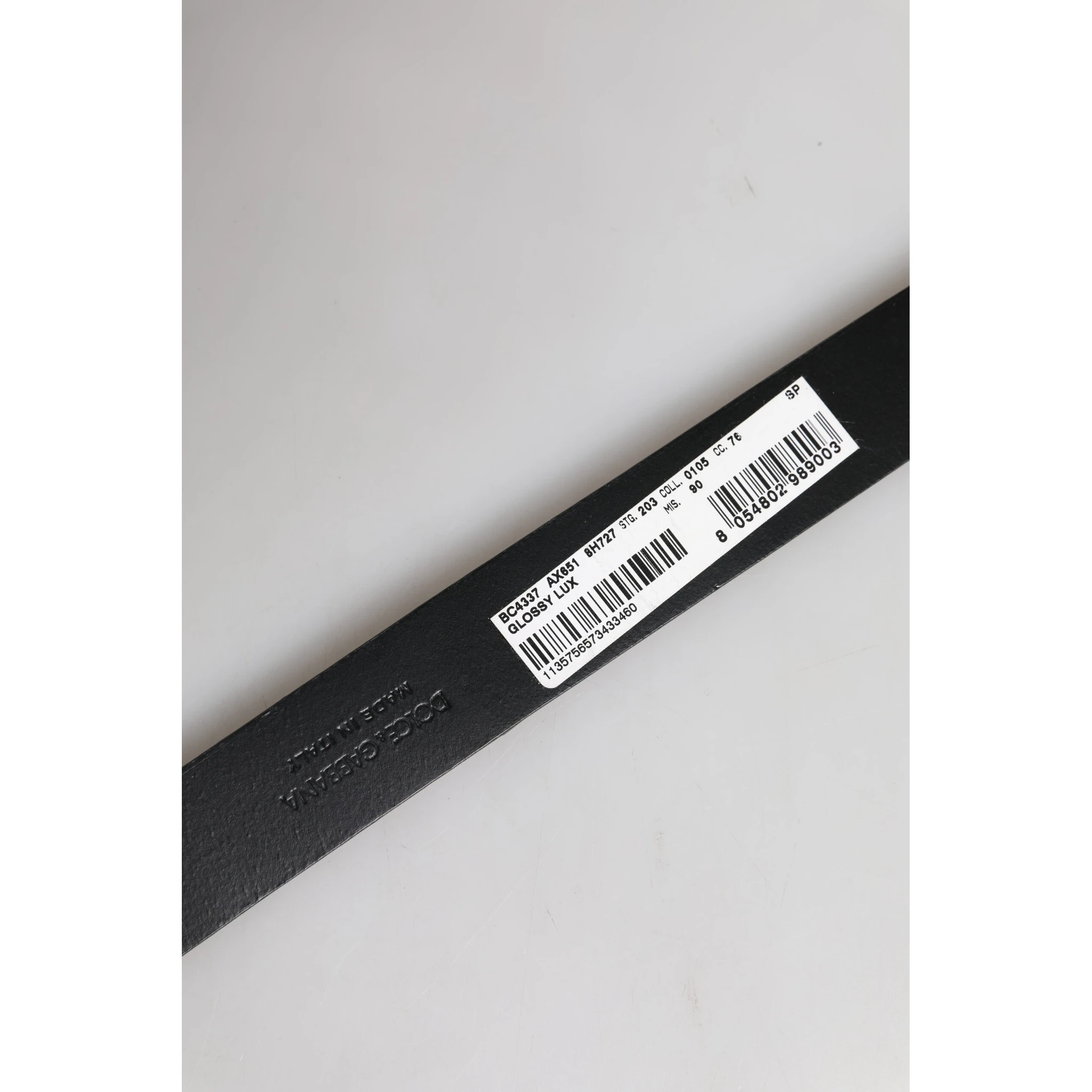 Brown Leather Classic Metal Logo Buckle Belt