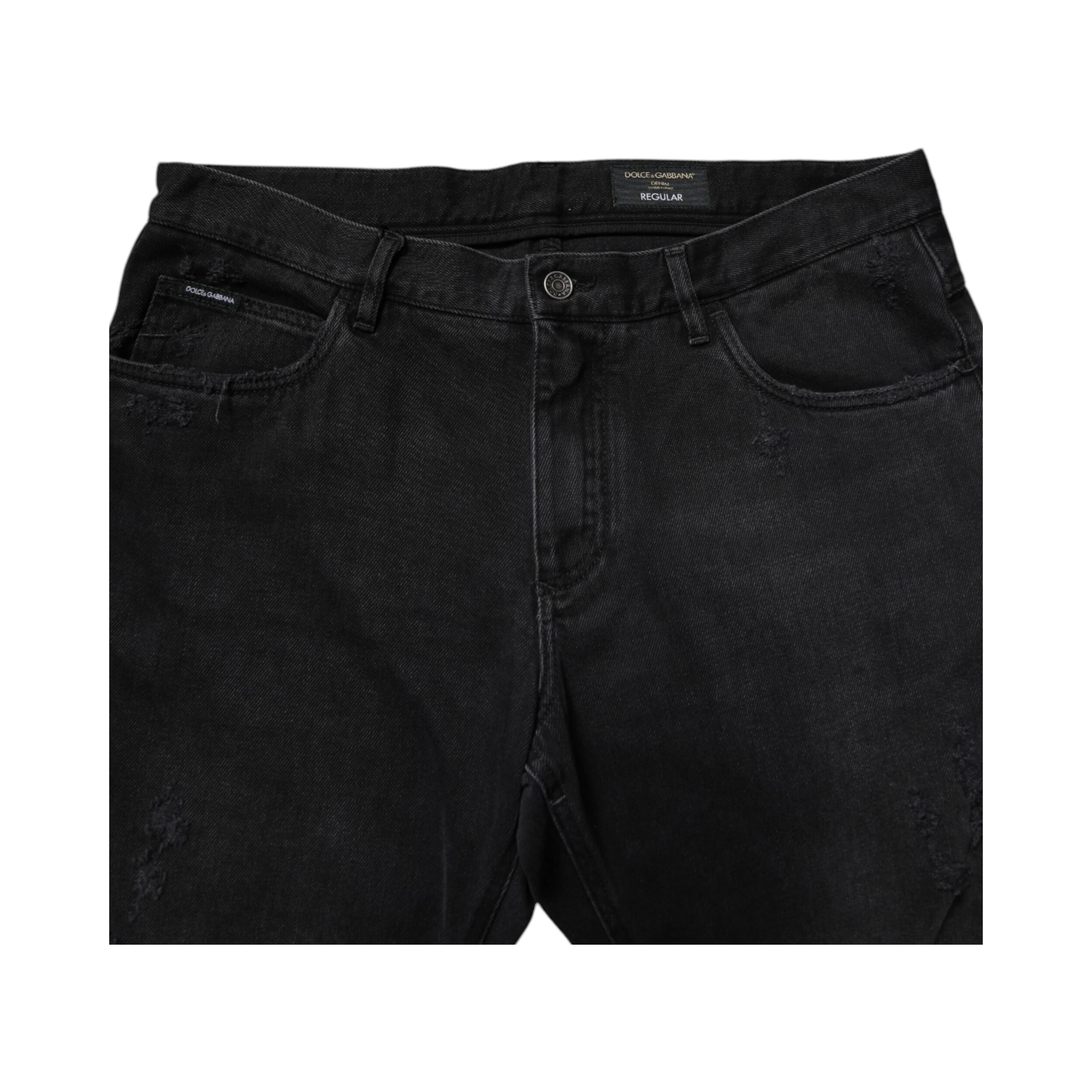 Black Cotton Skinny Men Denim Jeans