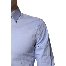 Light Blue Cotton SICILIA Dress Formal Shirt
