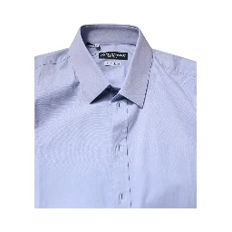 Light Blue Cotton SICILIA Dress Formal Shirt