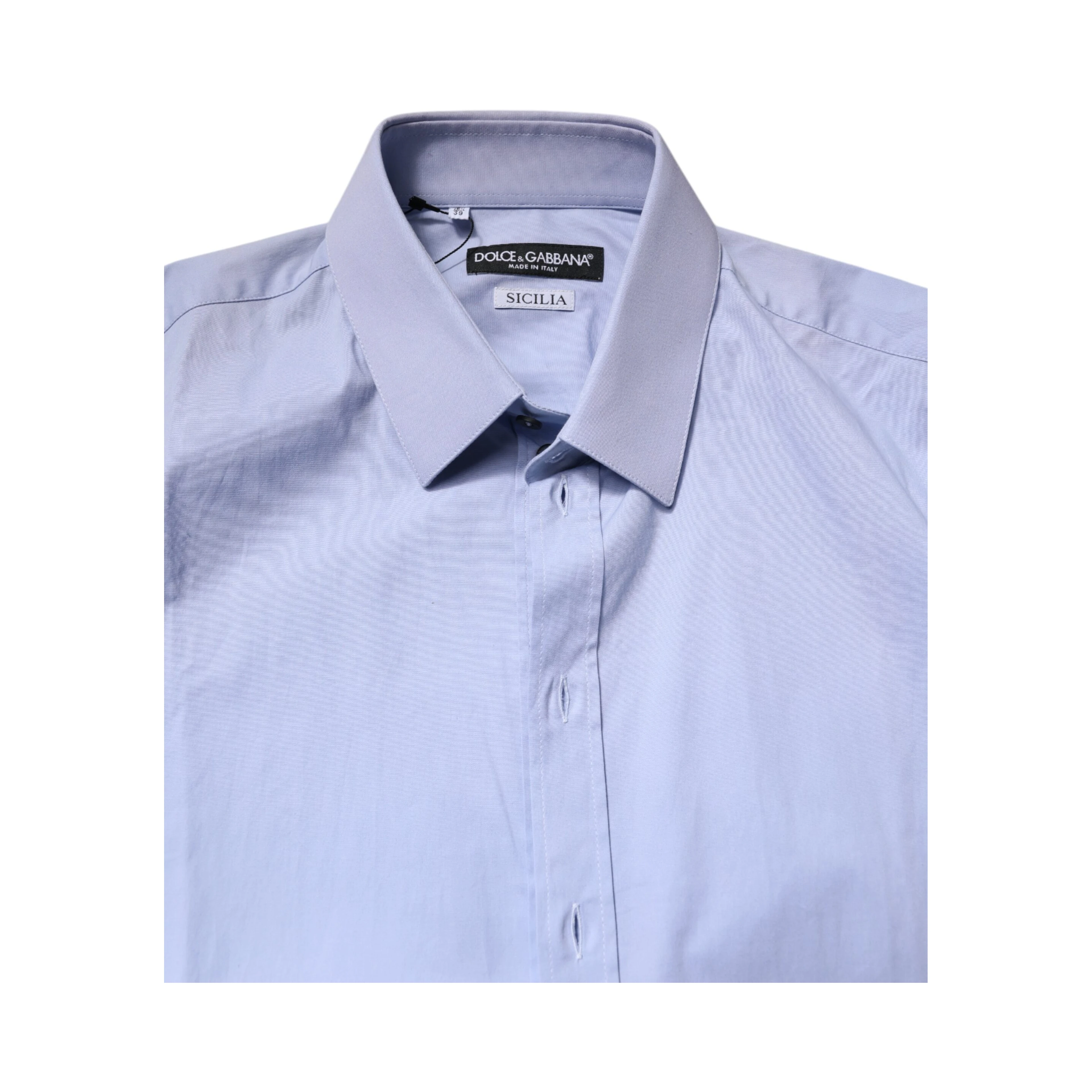 Light Blue Cotton SICILIA Dress Formal Shirt