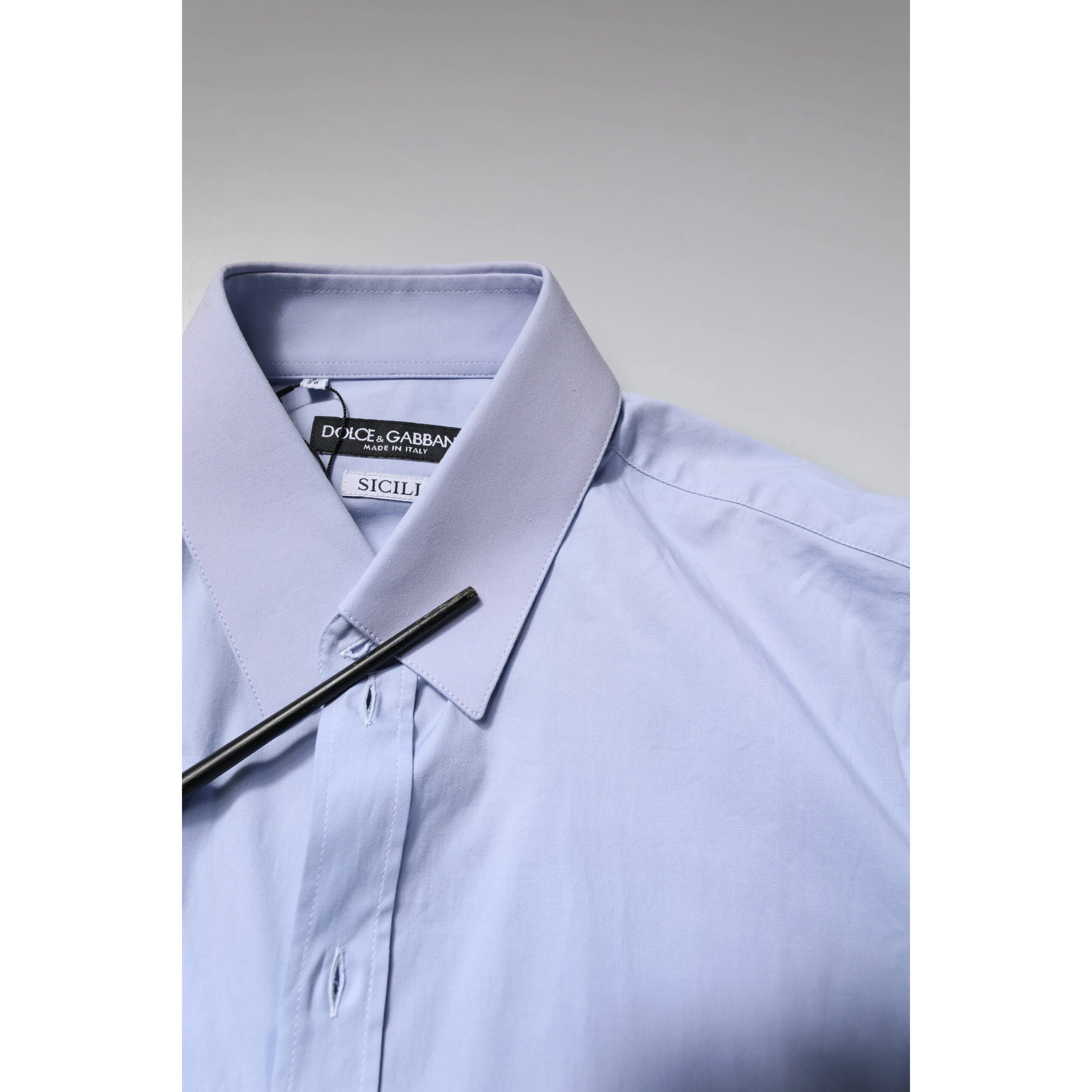 Light Blue Cotton SICILIA Dress Formal Shirt