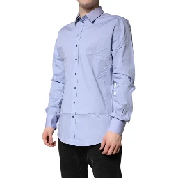 Light Blue Cotton SICILIA Dress Formal Shirt