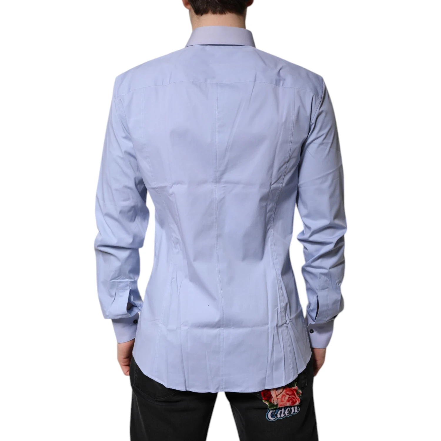 Light Blue Cotton SICILIA Dress Formal Shirt