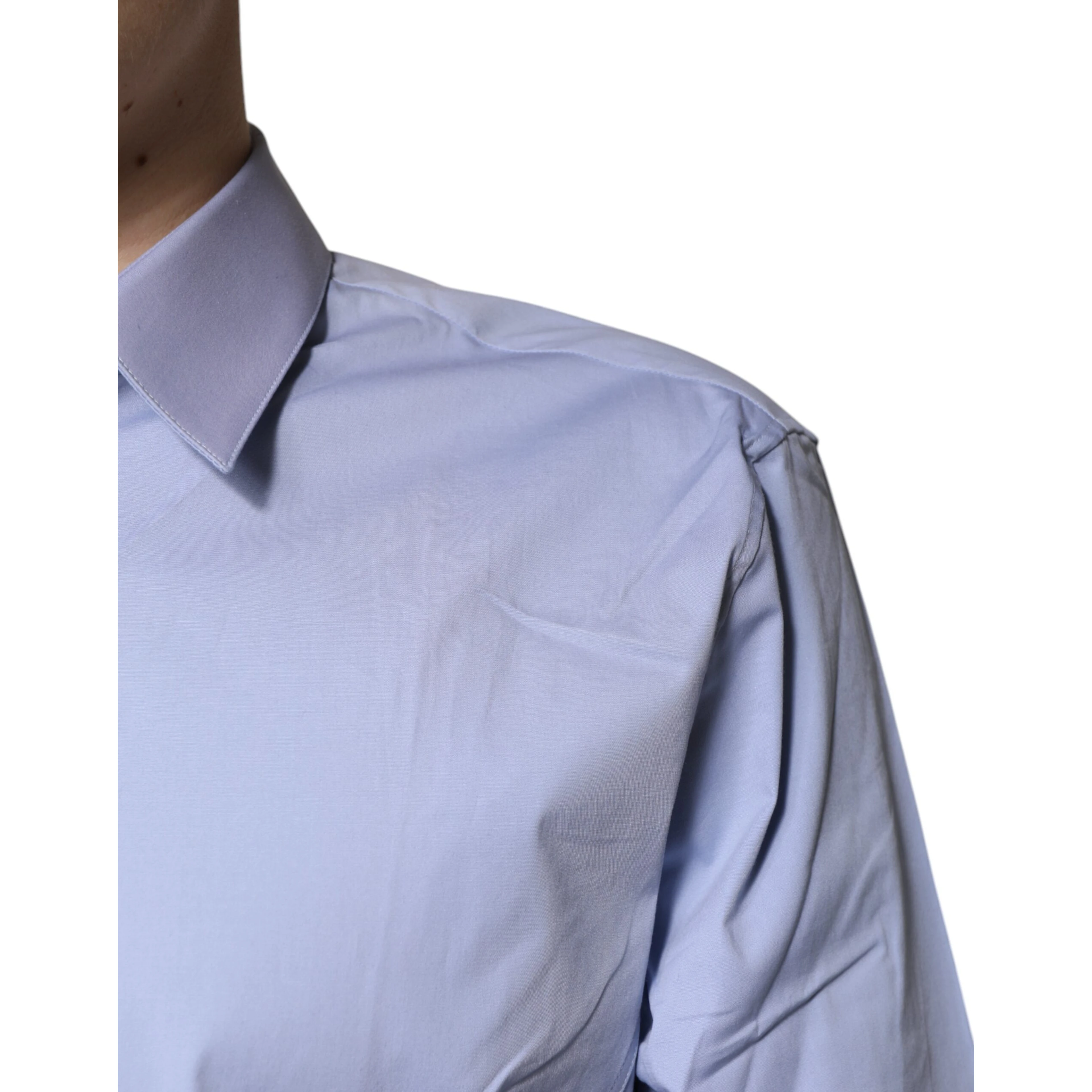 Light Blue Cotton SICILIA Dress Formal Shirt