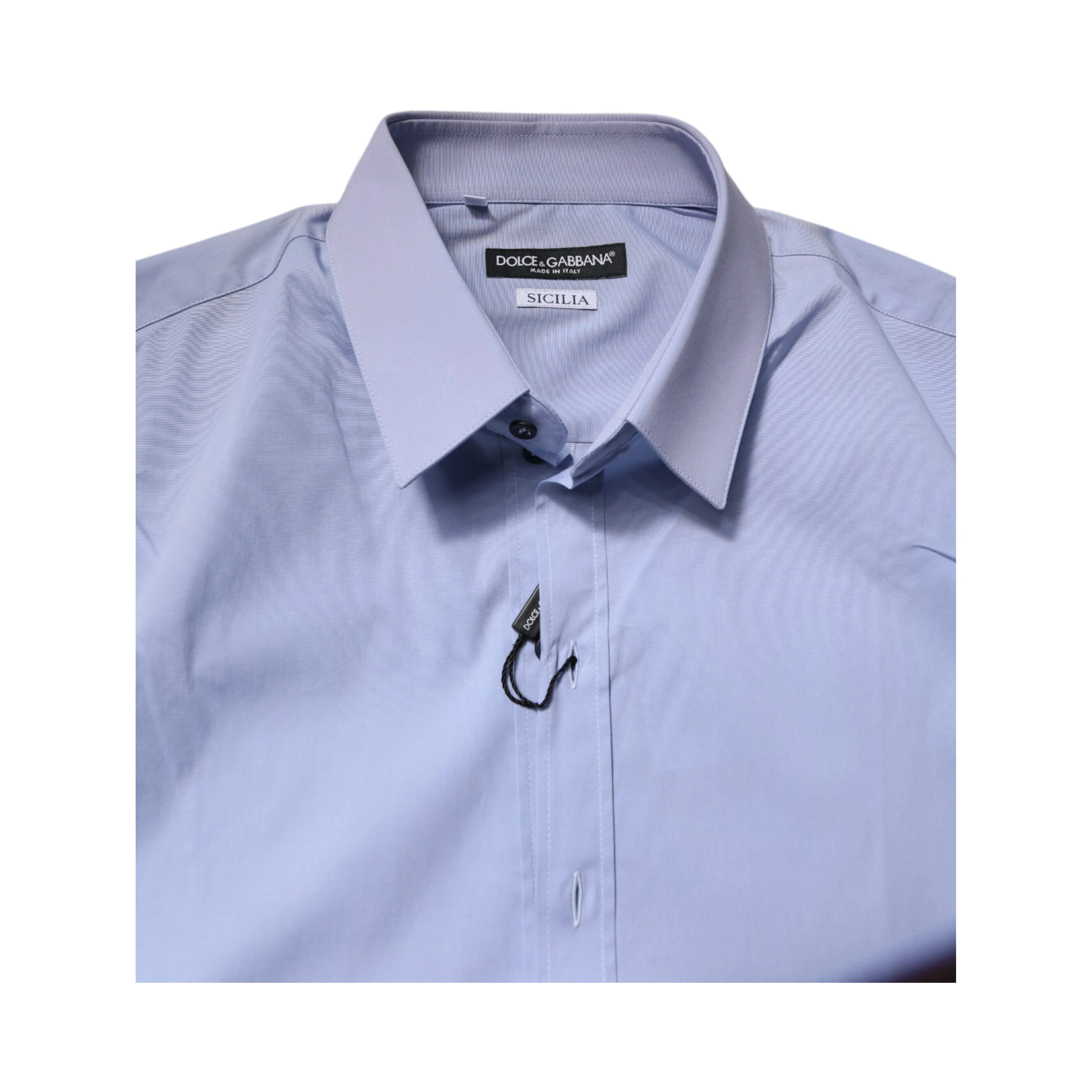 Light Blue Cotton SICILIA Dress Formal Shirt