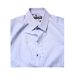 Light Blue Cotton SICILIA Dress Formal Shirt