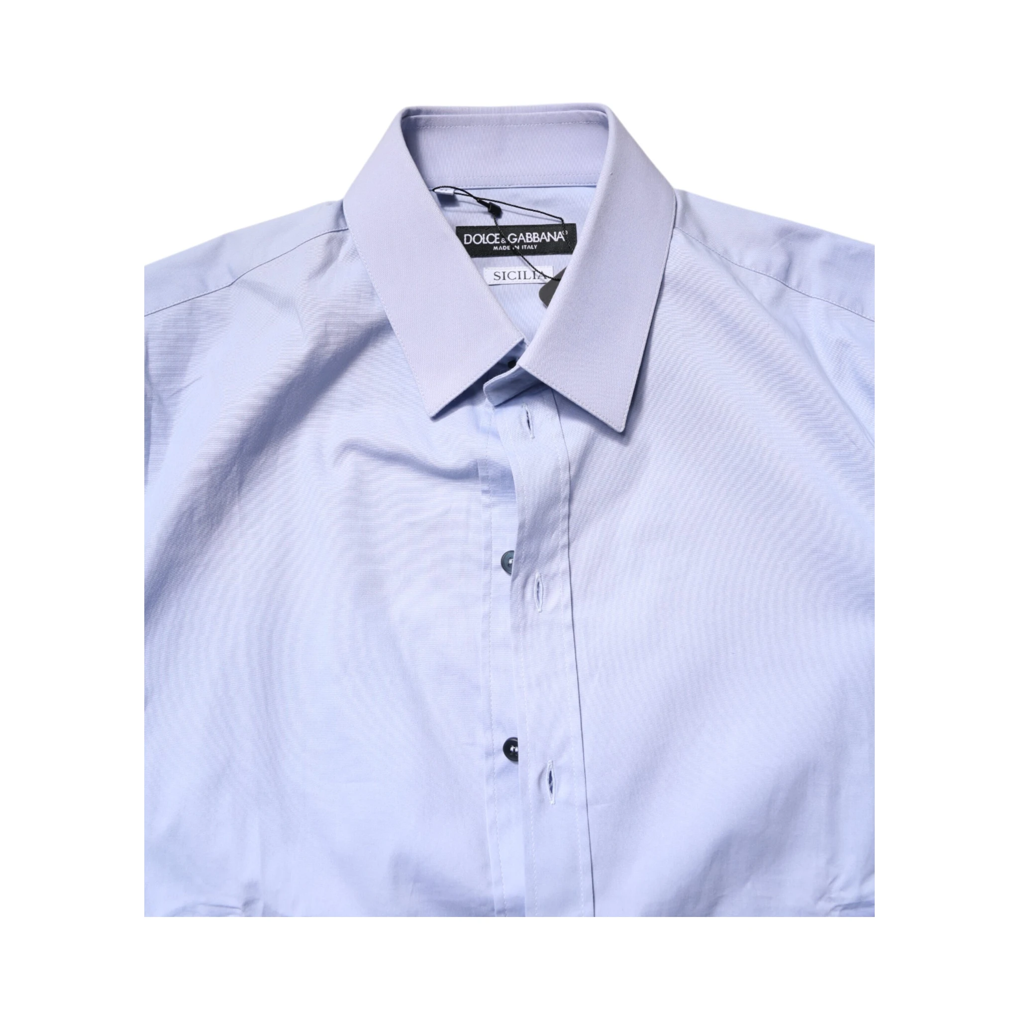 Light Blue Cotton SICILIA Dress Formal Shirt