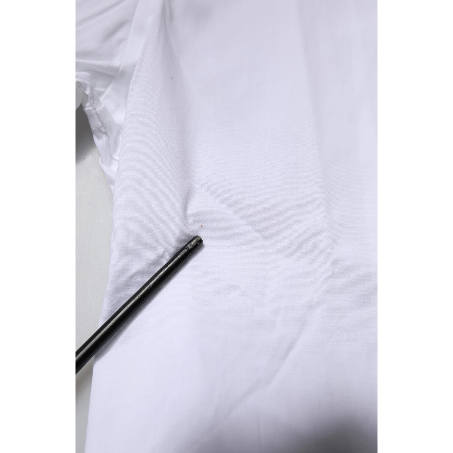White Cotton Stretch GOLD Dress Formal Shirt