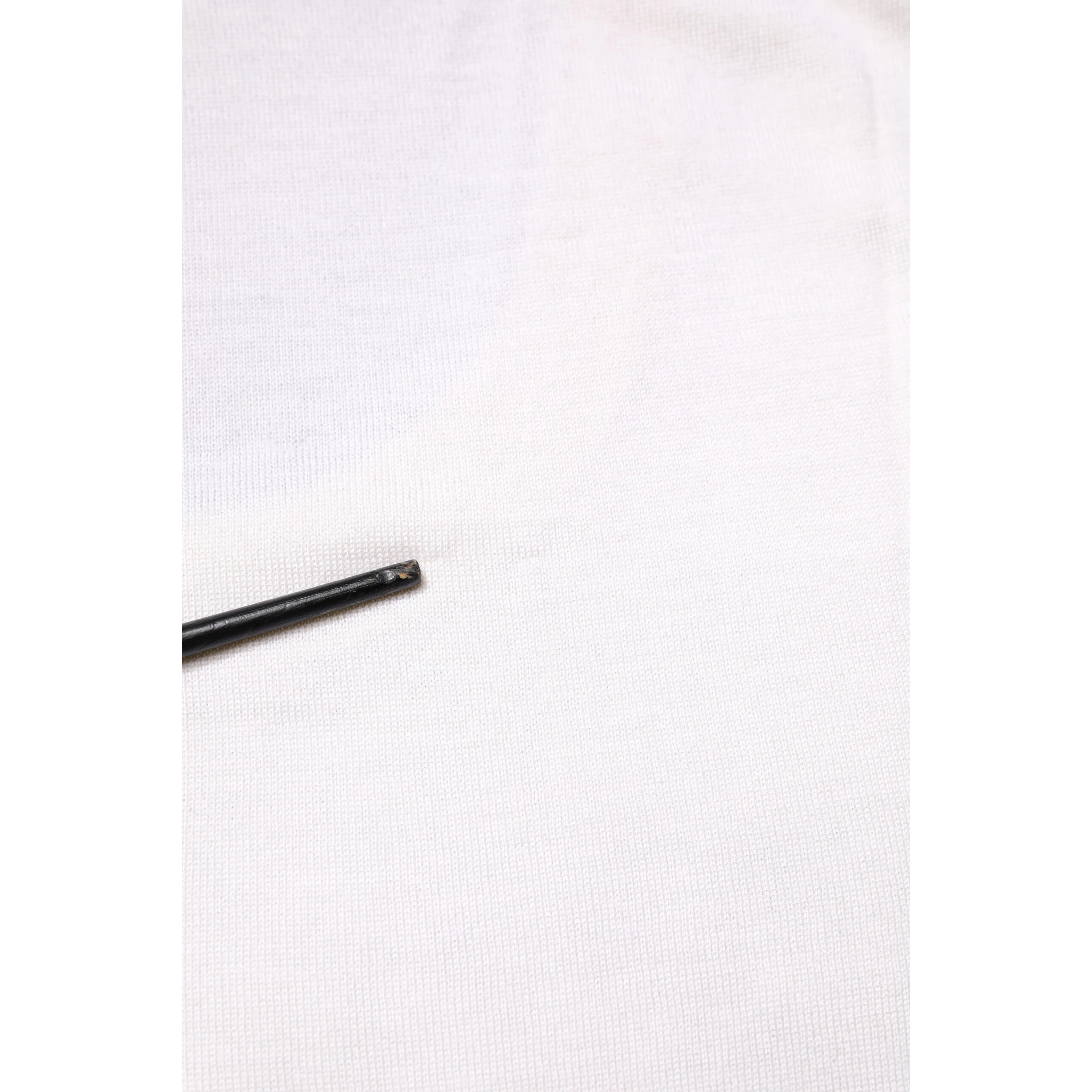 White Sleeveless Cashmere Round Neck Tank Top