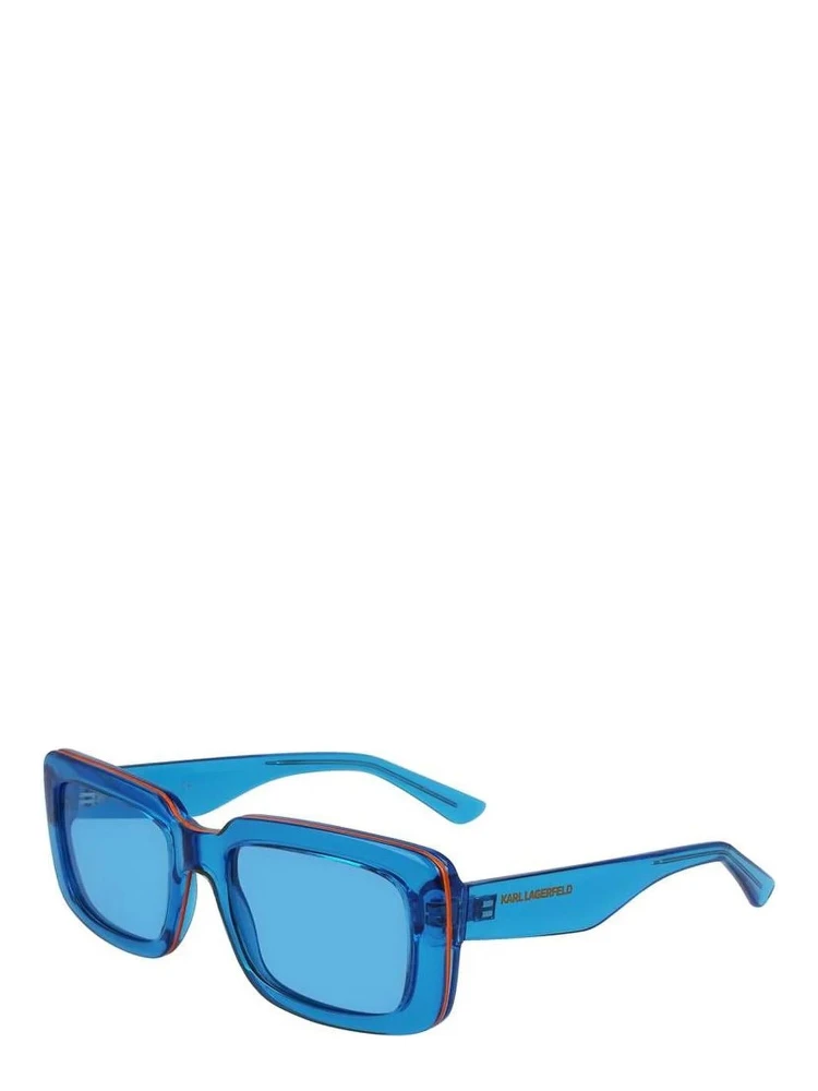 Blue Injected Sunglasses