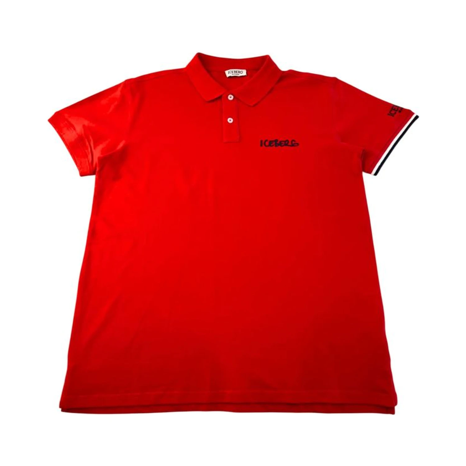 Red Cotton Polo Shirt