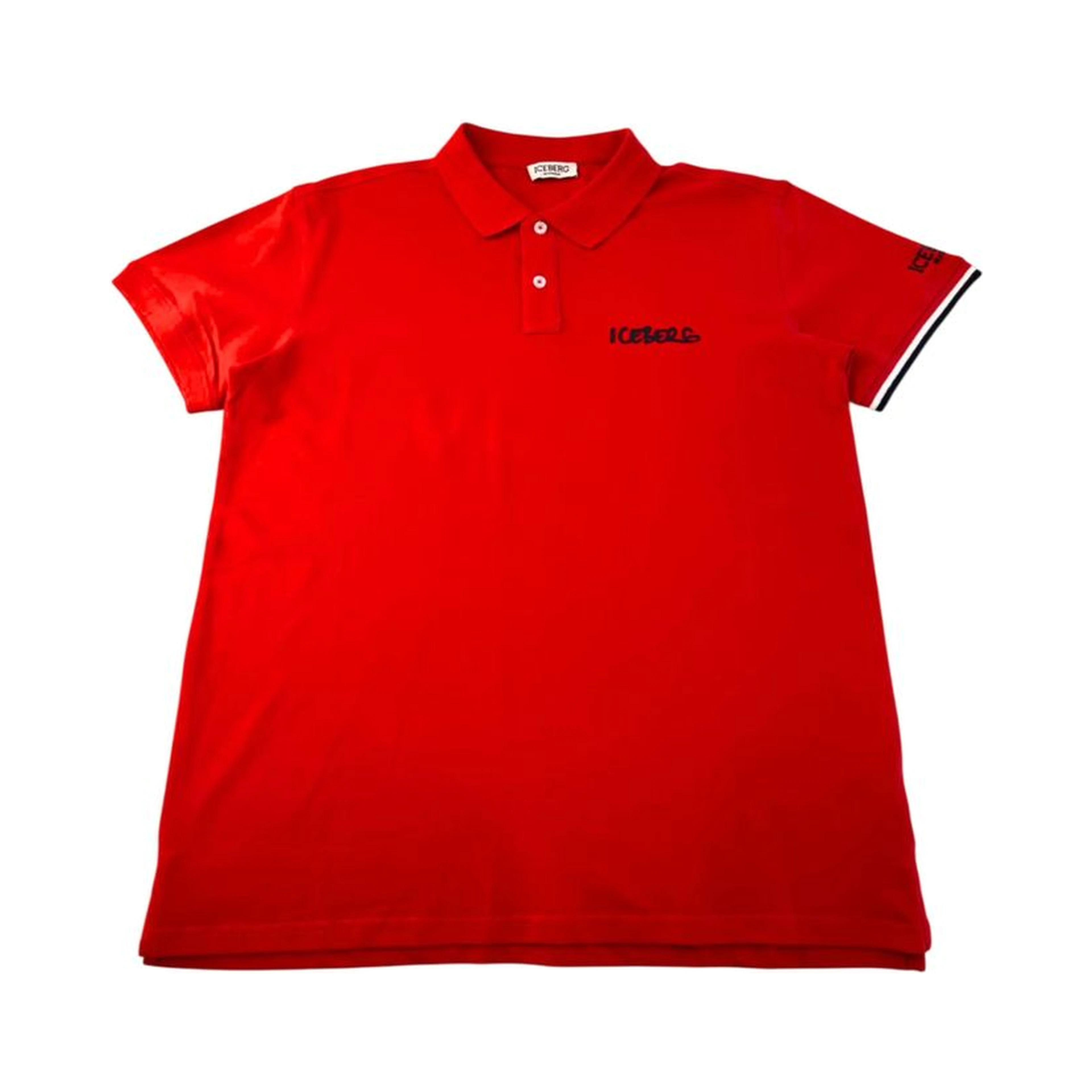 Red Cotton Polo Shirt