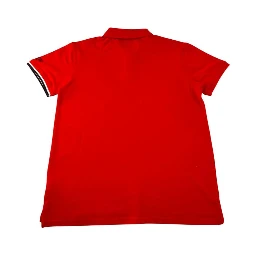 Red Cotton Polo Shirt
