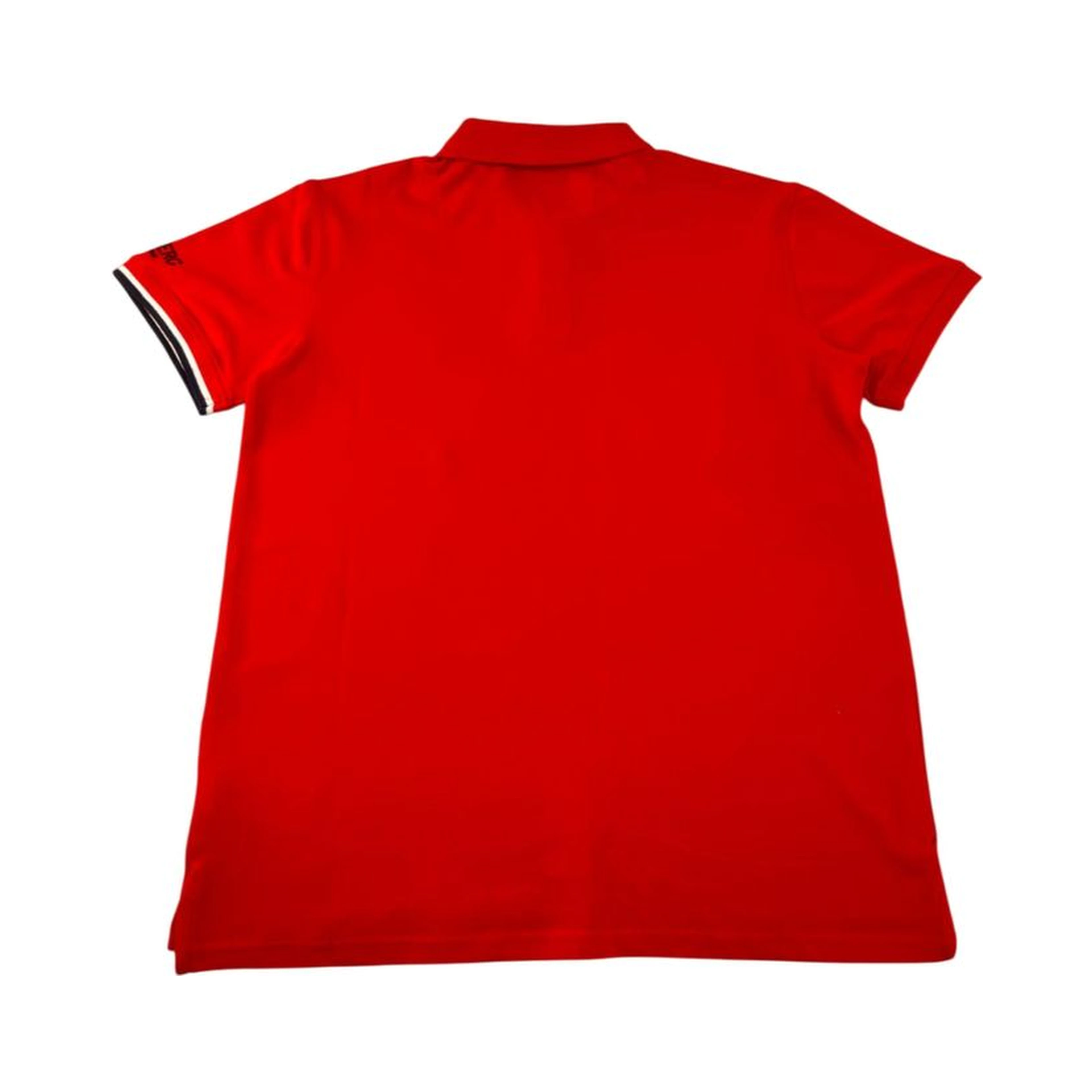 Red Cotton Polo Shirt