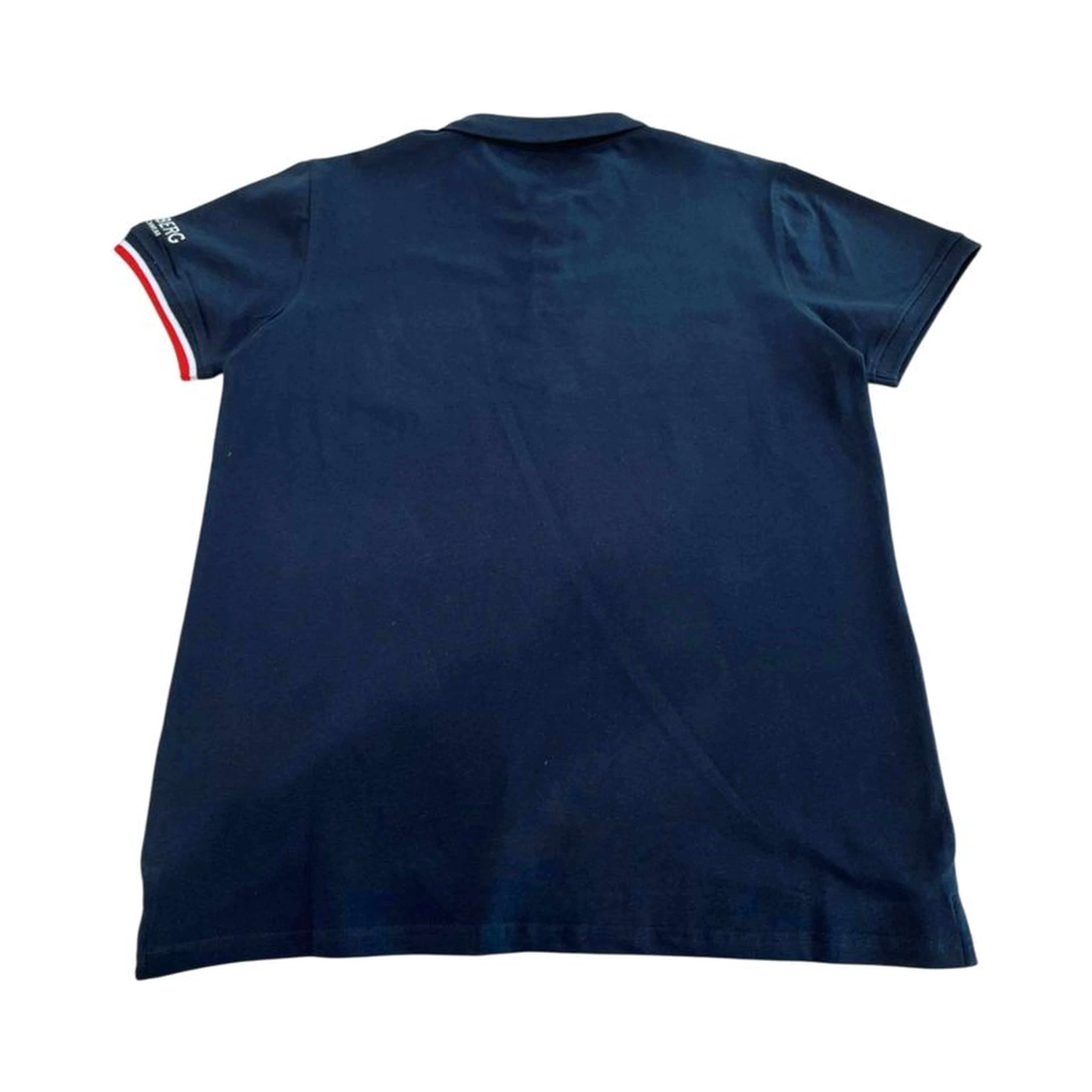 Blue Cotton Polo Shirt