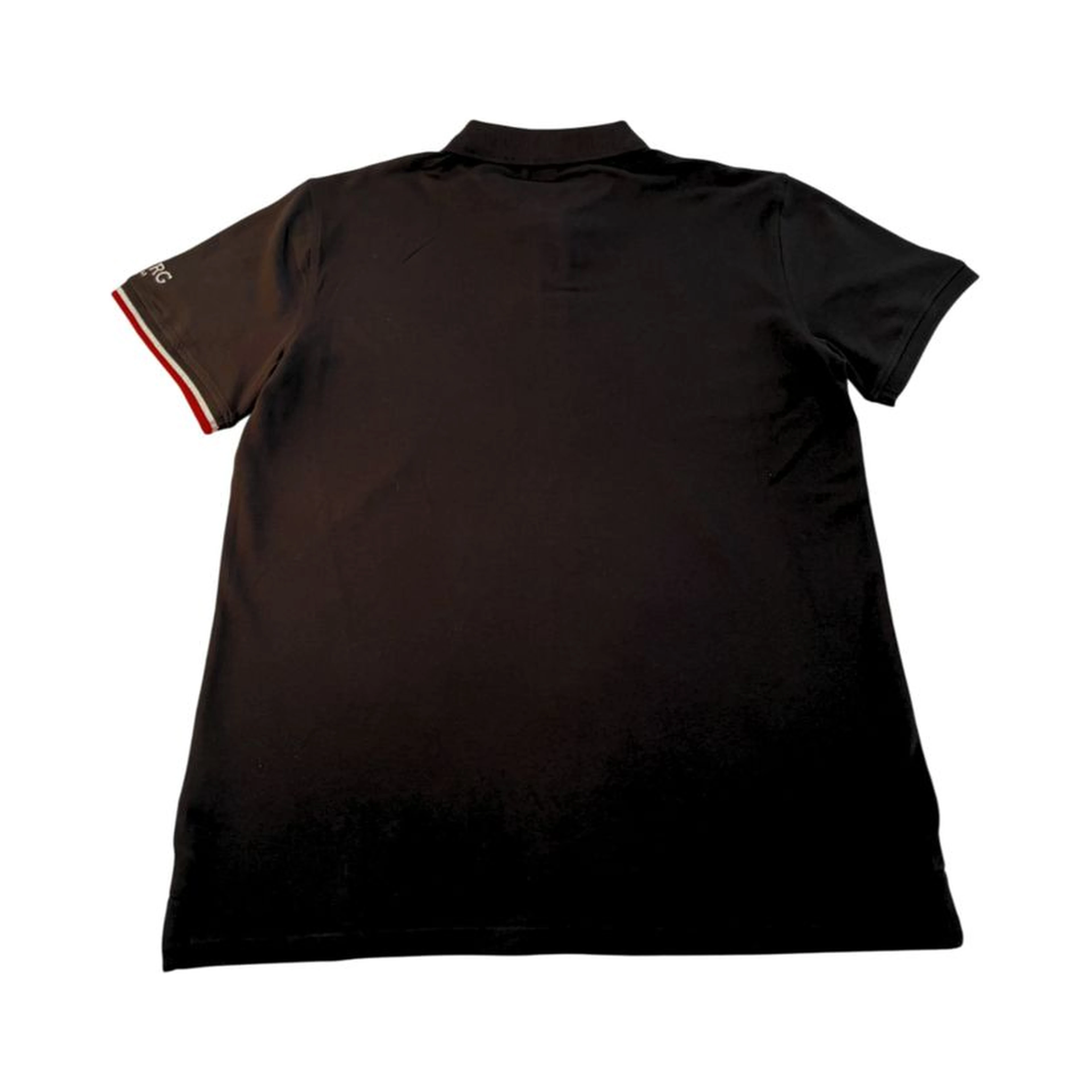 Black Cotton Polo Shirt