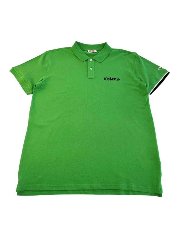 Green Cotton Polo Shirt