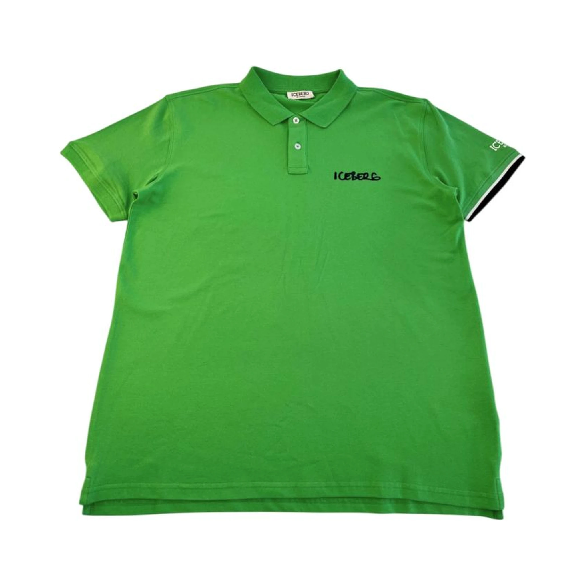 Green Cotton Polo Shirt