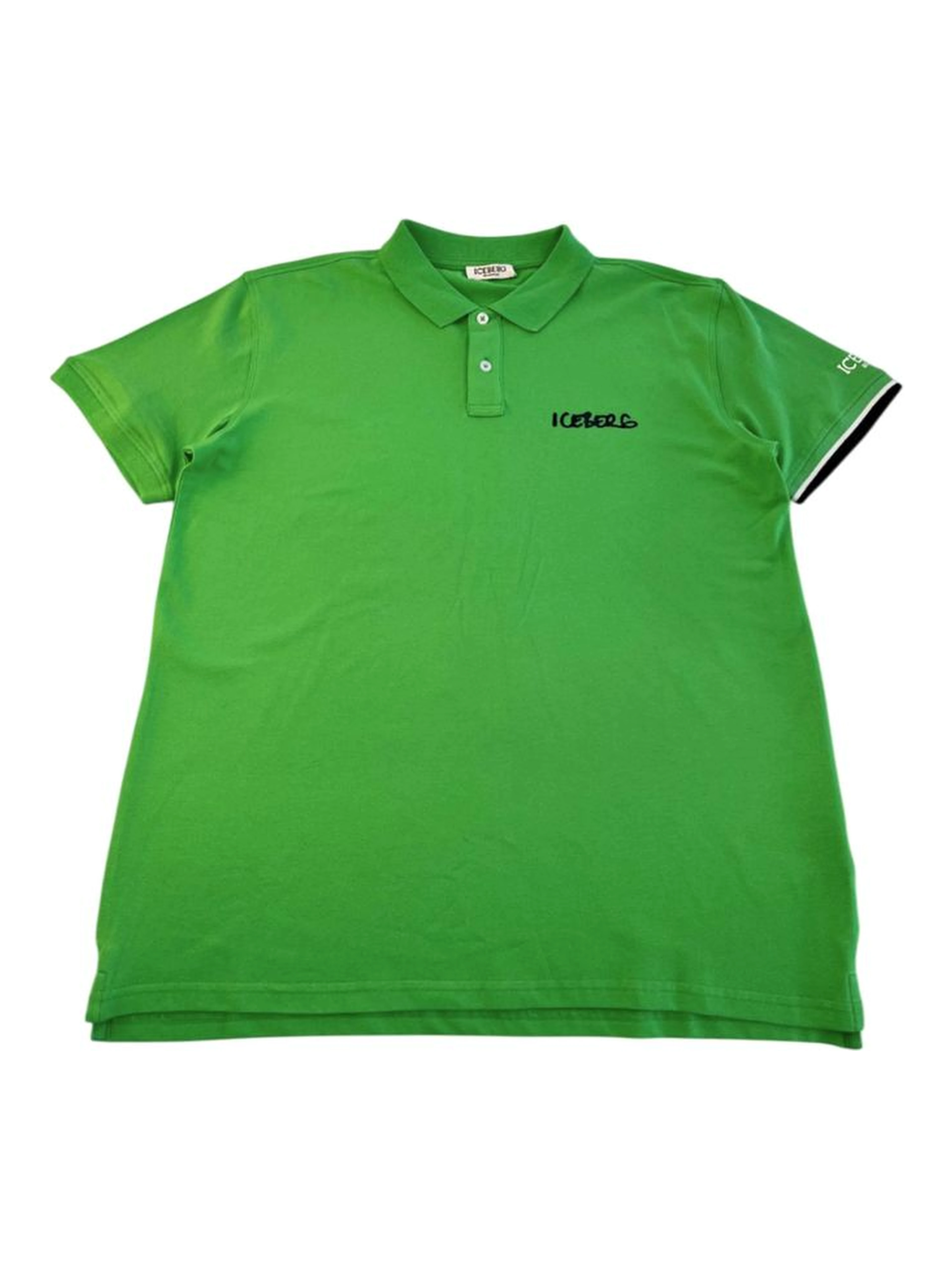 Green Cotton Polo Shirt