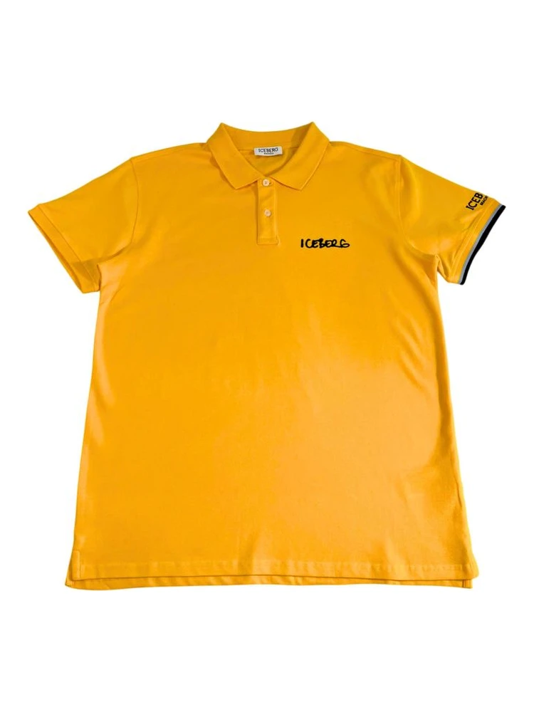 Yellow Cotton Polo Shirt