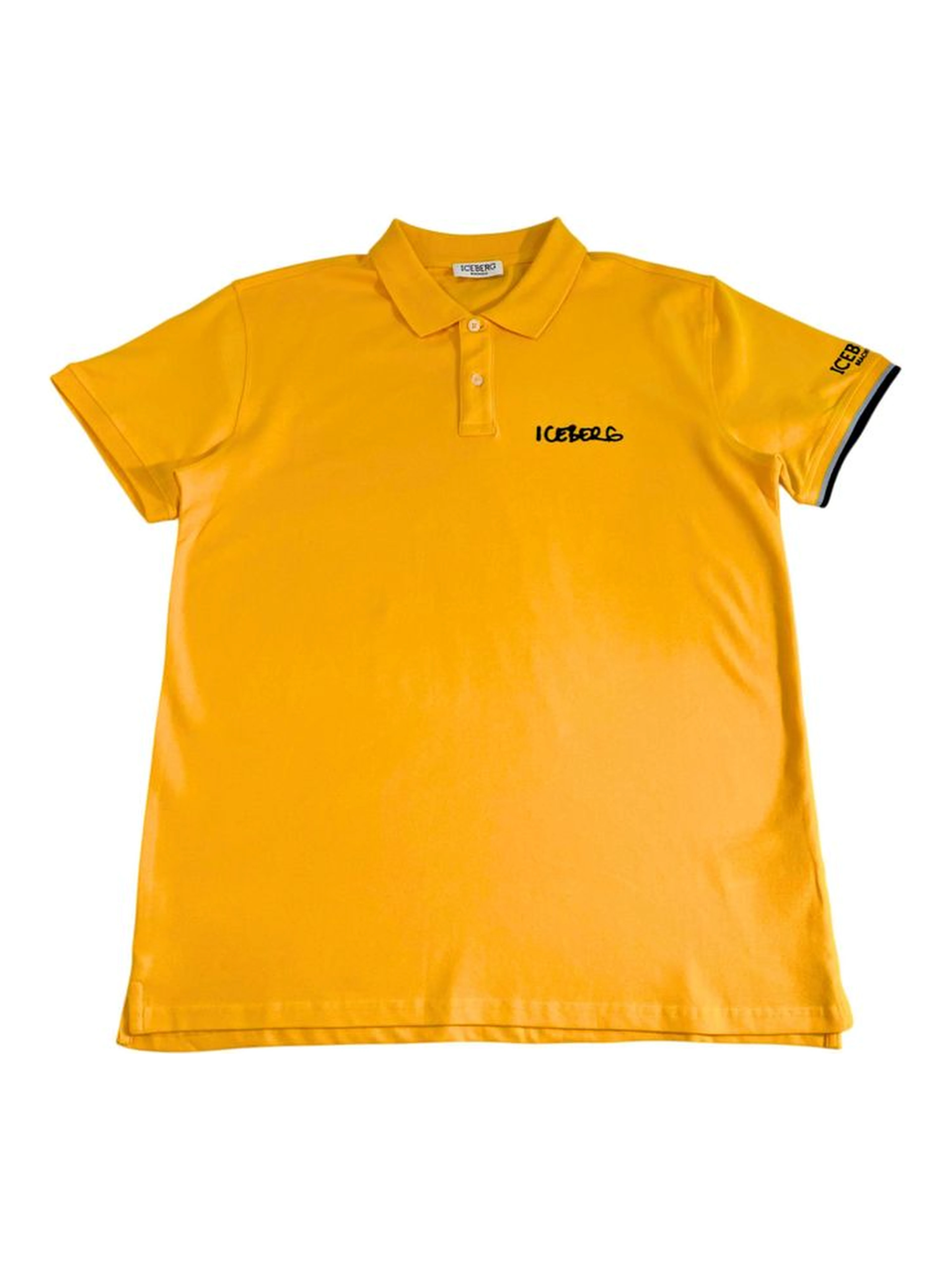 Yellow Cotton Polo Shirt