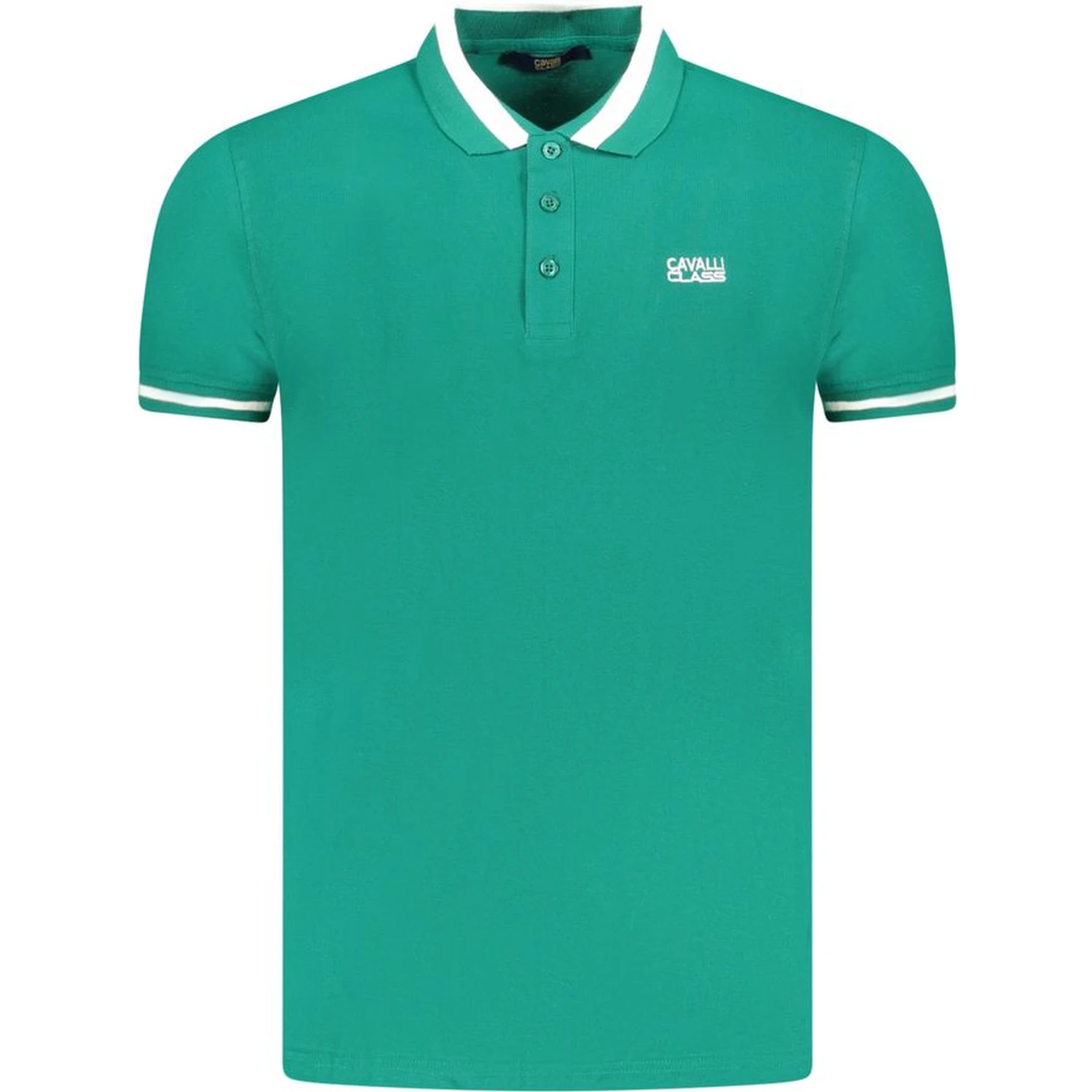 Green Cotton Polo Shirt