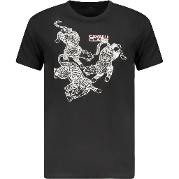 Black Cotton T-Shirt