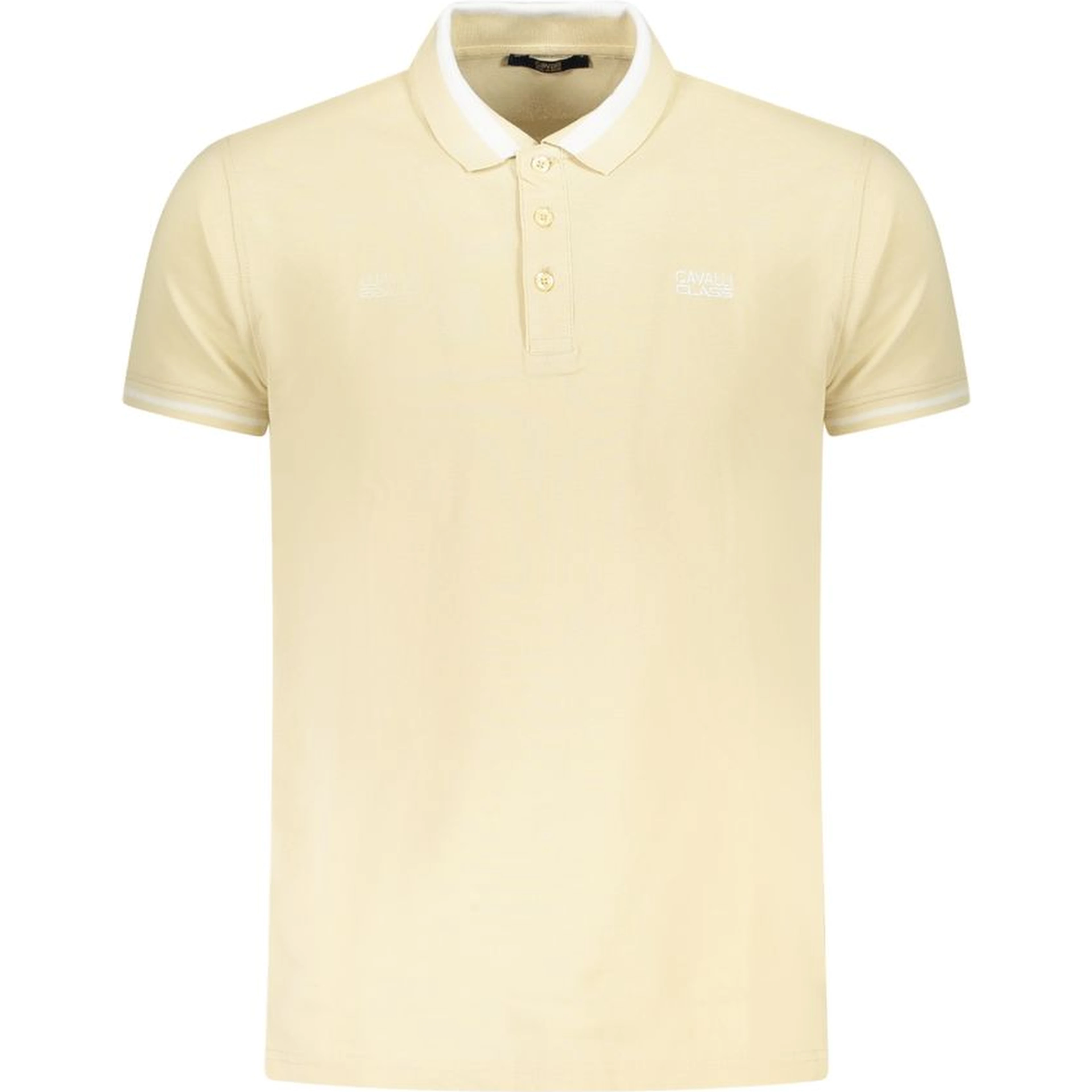 Beige Cotton Polo Shirt