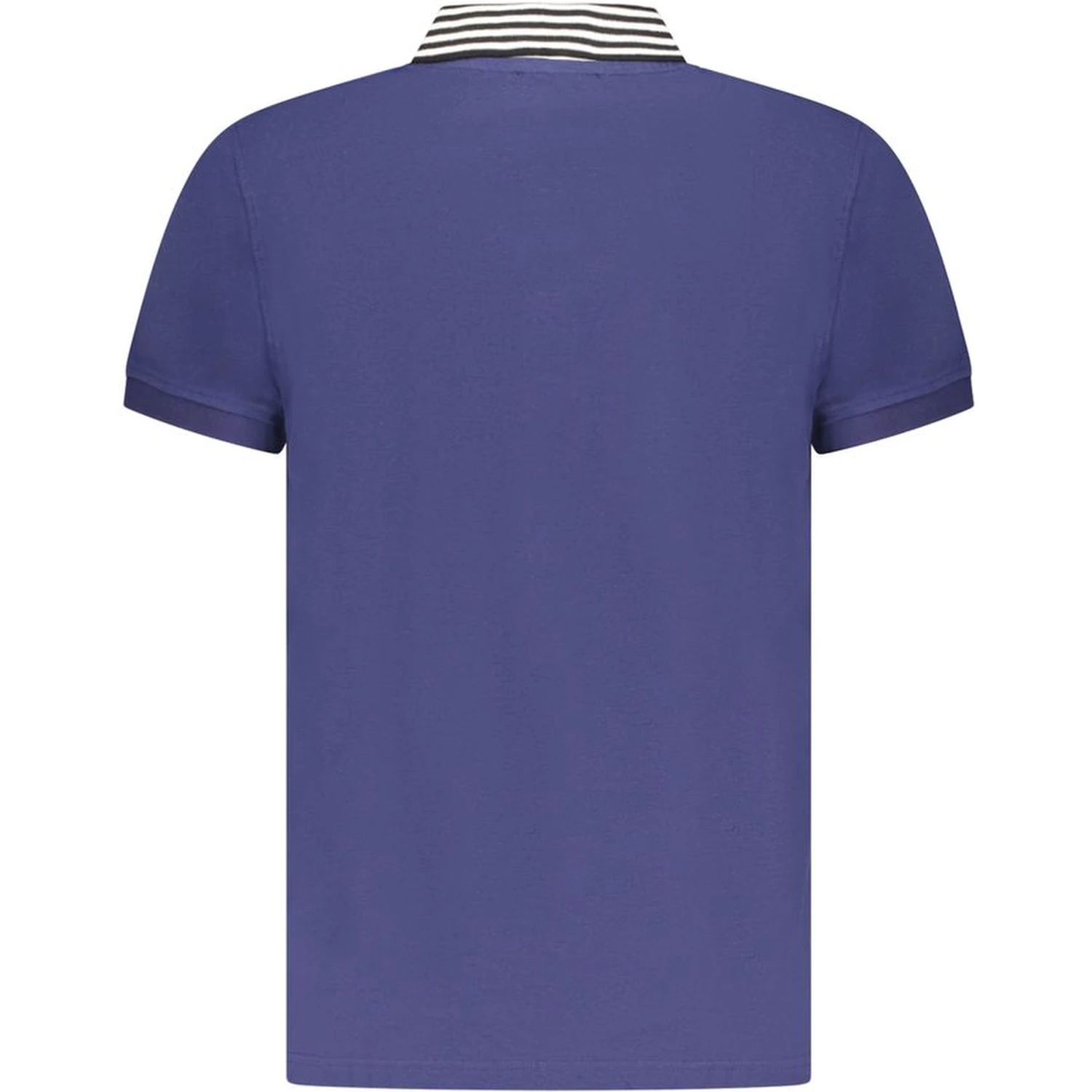Blue Cotton Polo Shirt