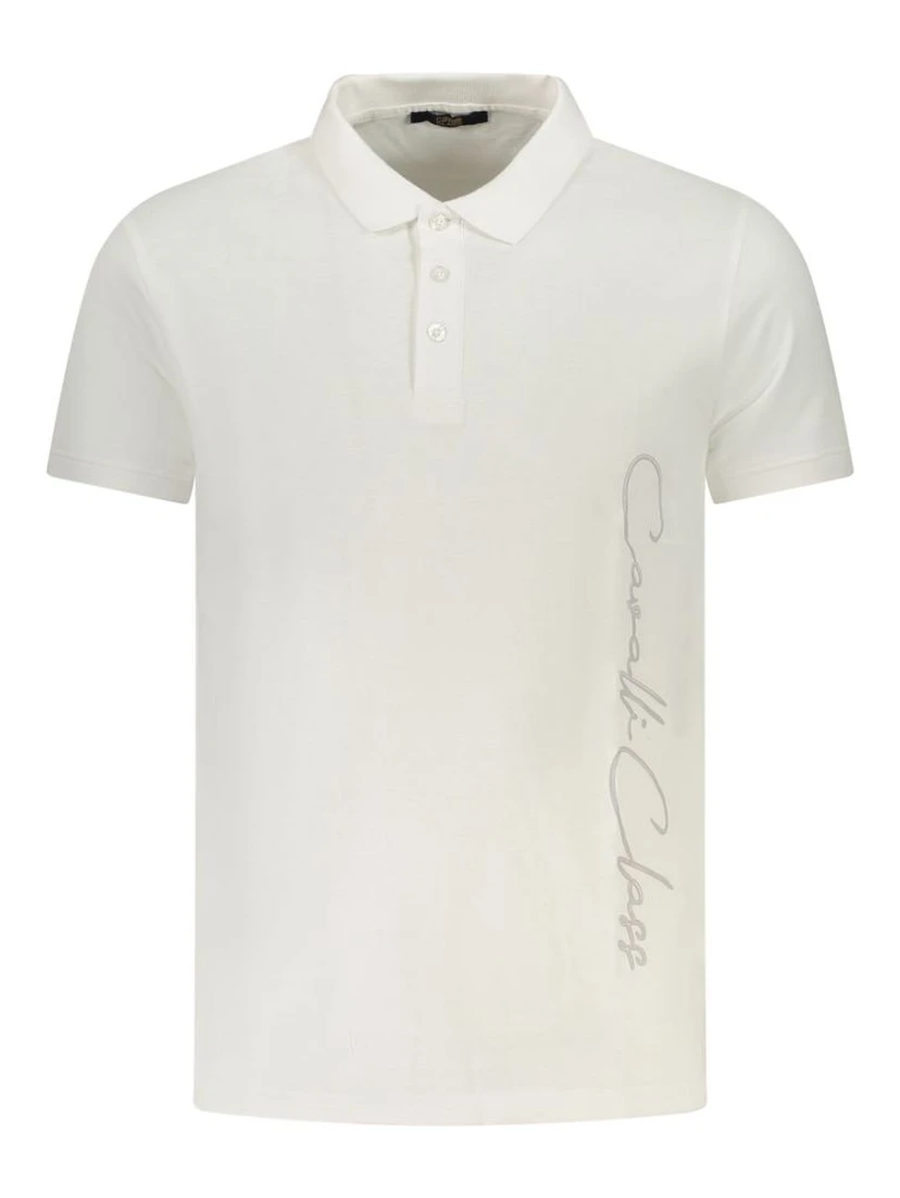 White Cotton Polo Shirt