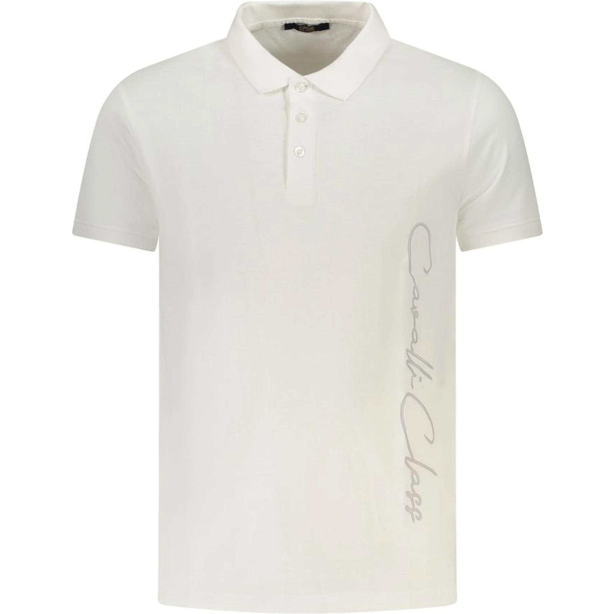 White Cotton Polo Shirt