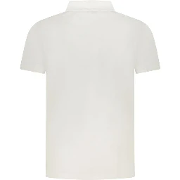 White Cotton Polo Shirt