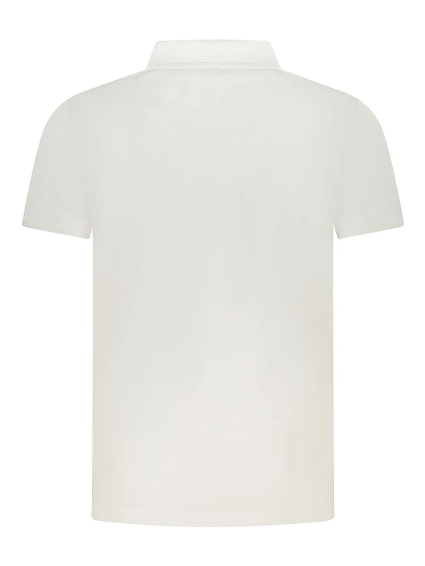 White Cotton Polo Shirt