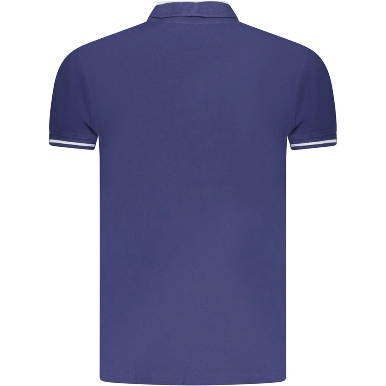 Blue Cotton Polo Shirt