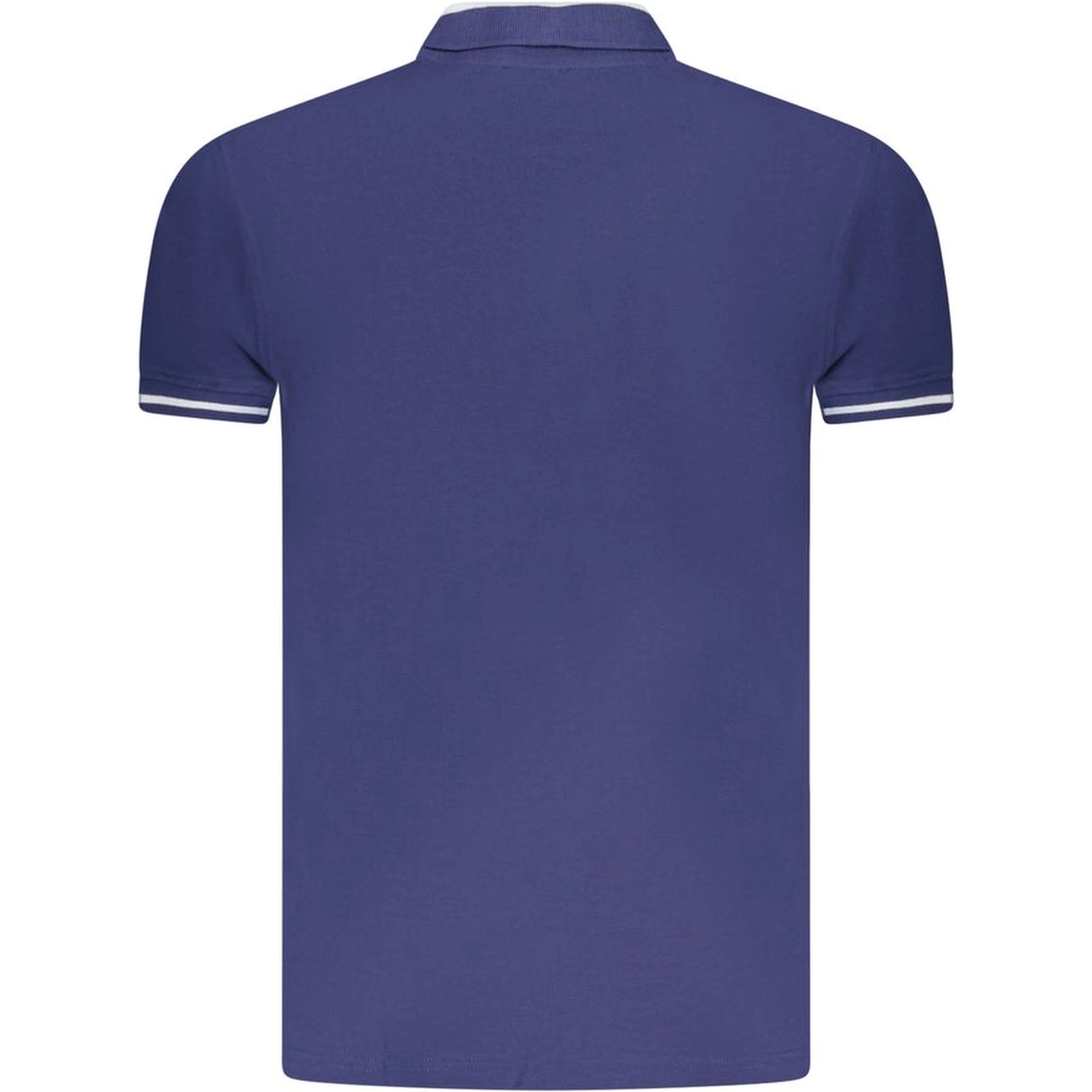 Blue Cotton Polo Shirt