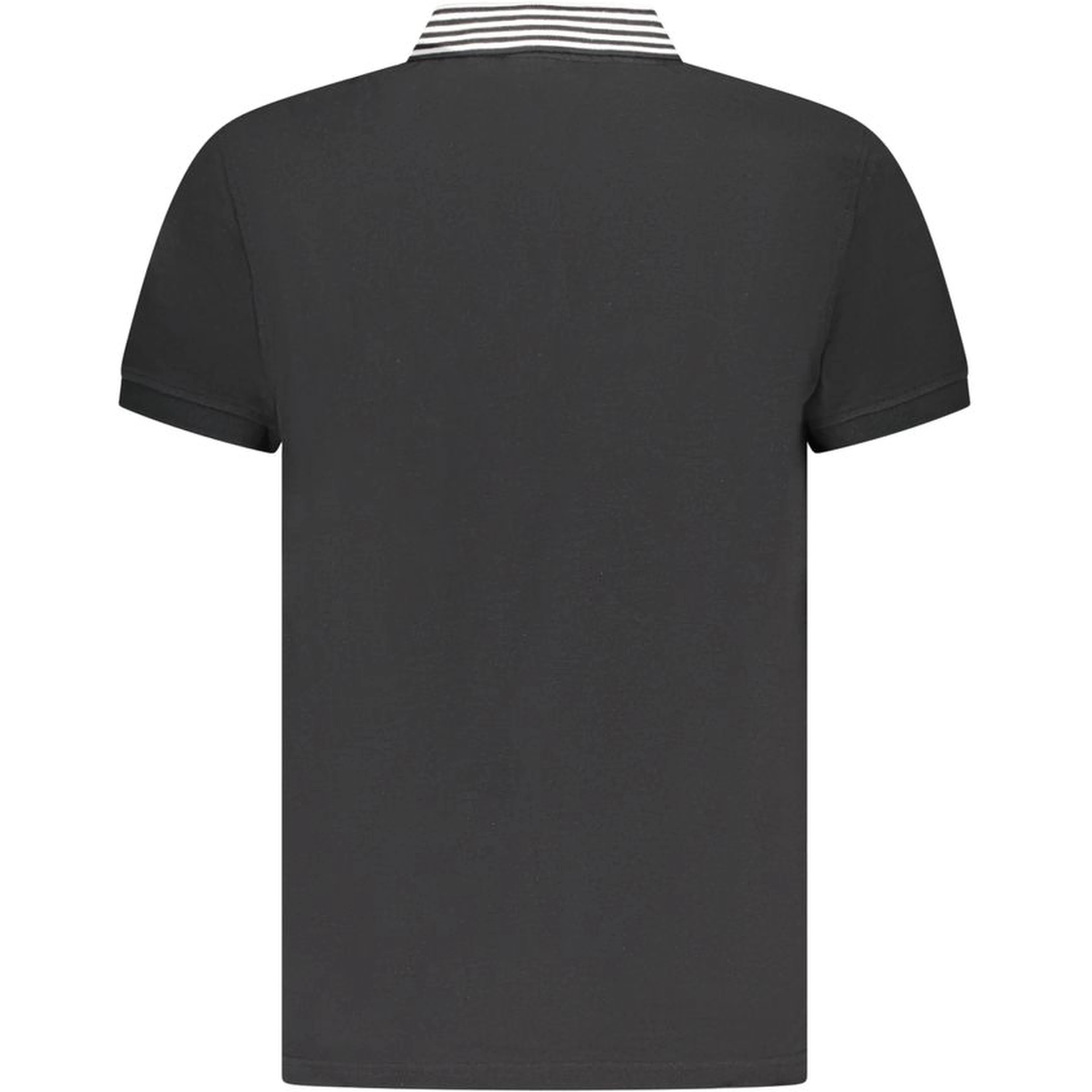 Black Cotton Polo Shirt