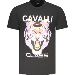 Black Cotton T-Shirt