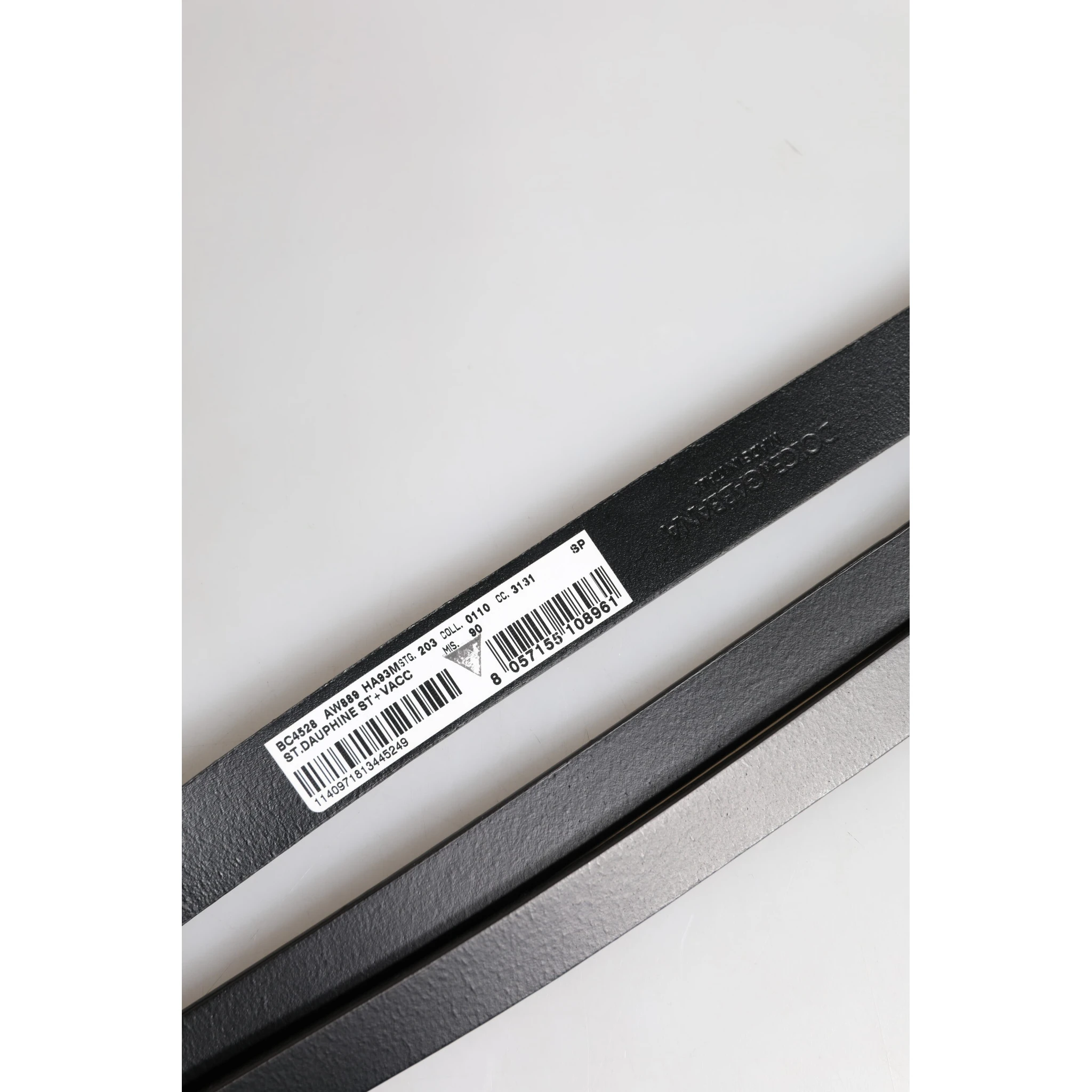 Black Leopard Classic Gold Metal Buckle Belt