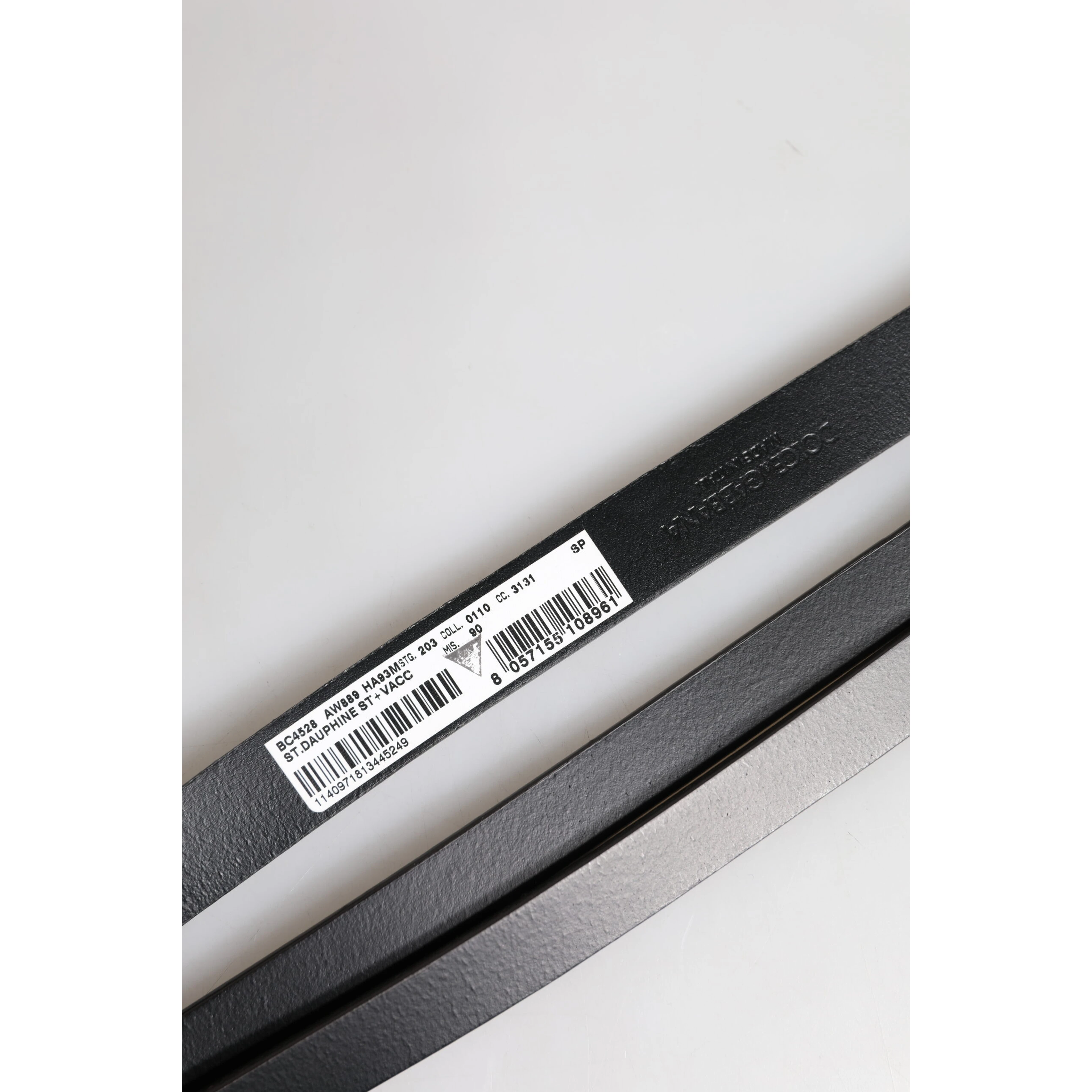Black Leopard Classic Gold Metal Buckle Belt