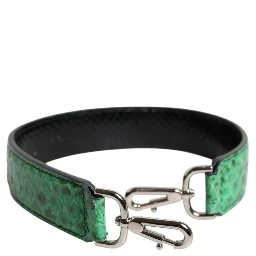 Black Green Exotic Leather Bag Shoulder Strap