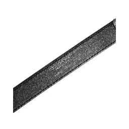 Silver Logo Engraved Metal Waist Buckle Belt