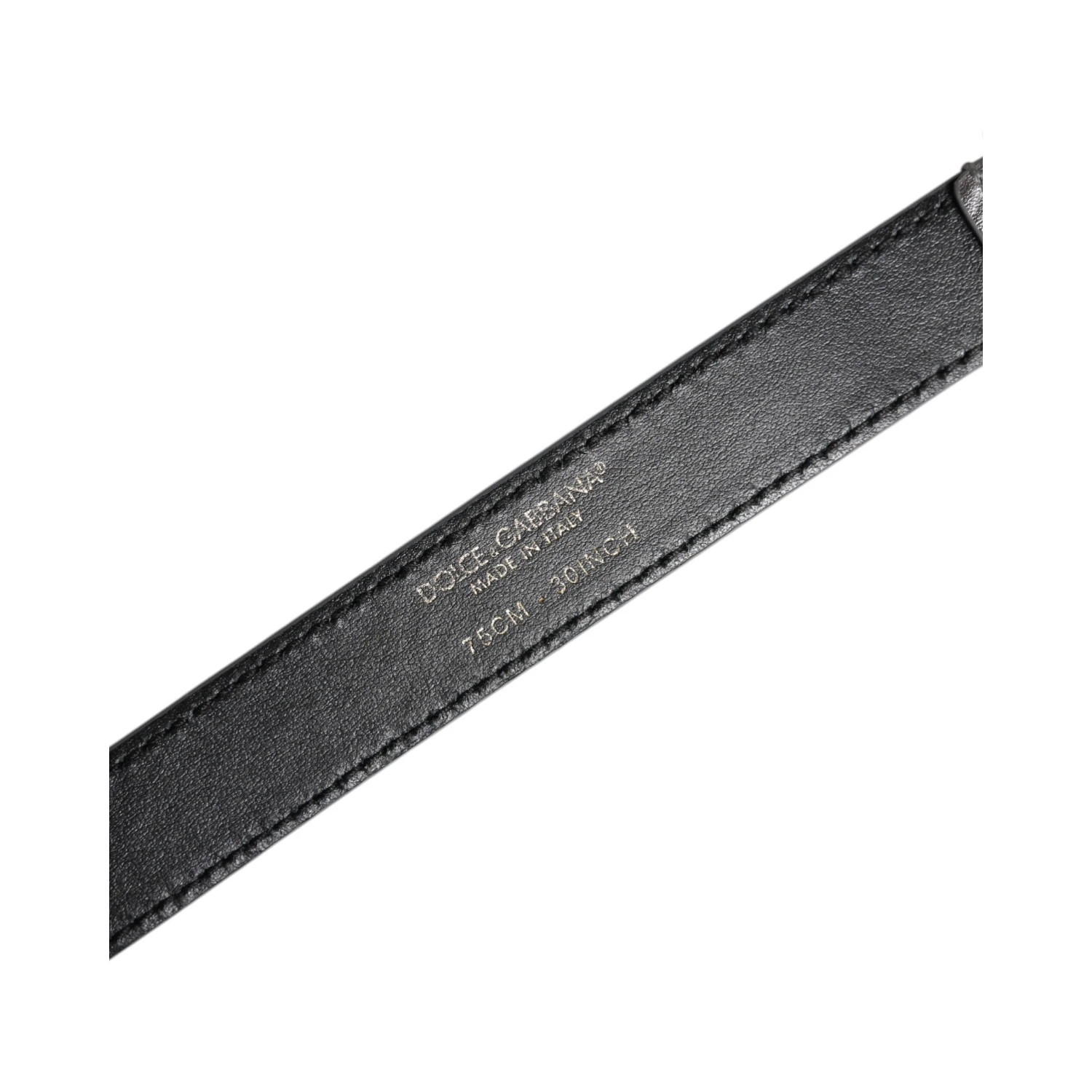 Silver Logo Engraved Metal Waist Buckle Belt