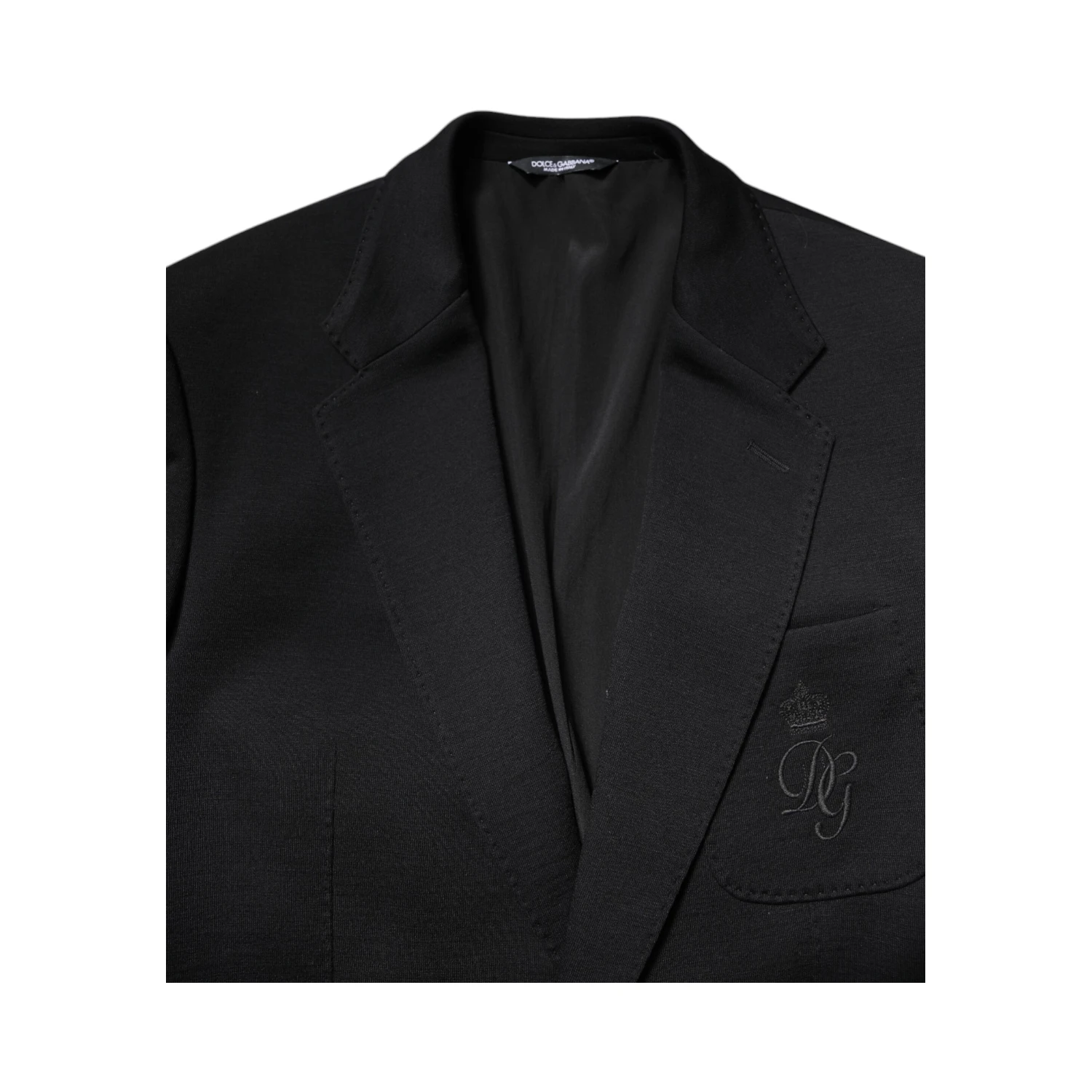 Black Wool Slim Fit Coat Blazer Jacket Suit