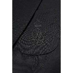 Black Wool Slim Fit Coat Blazer Jacket Suit