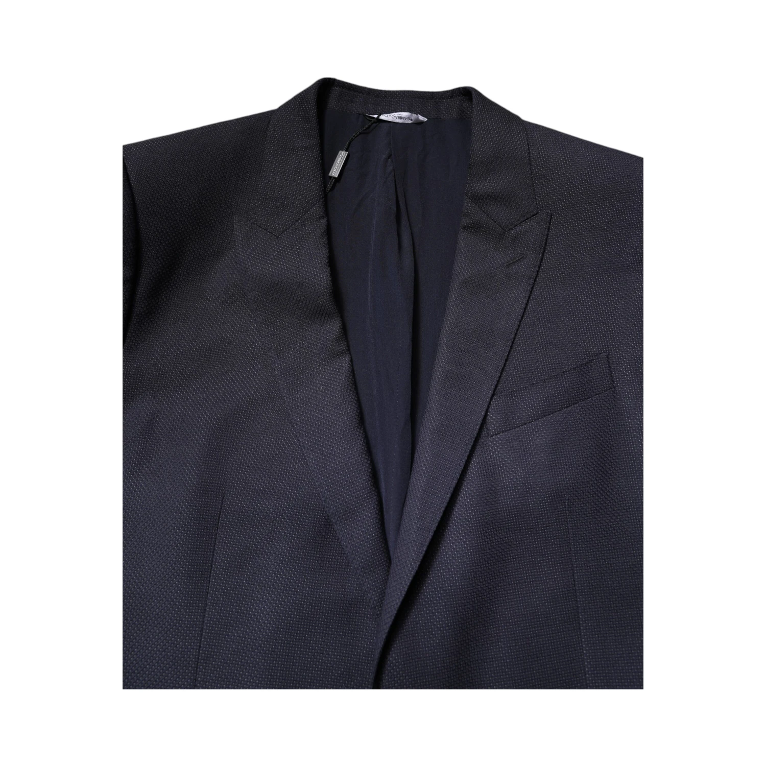 Black Wool Single Breasted Coat Blazer Suit