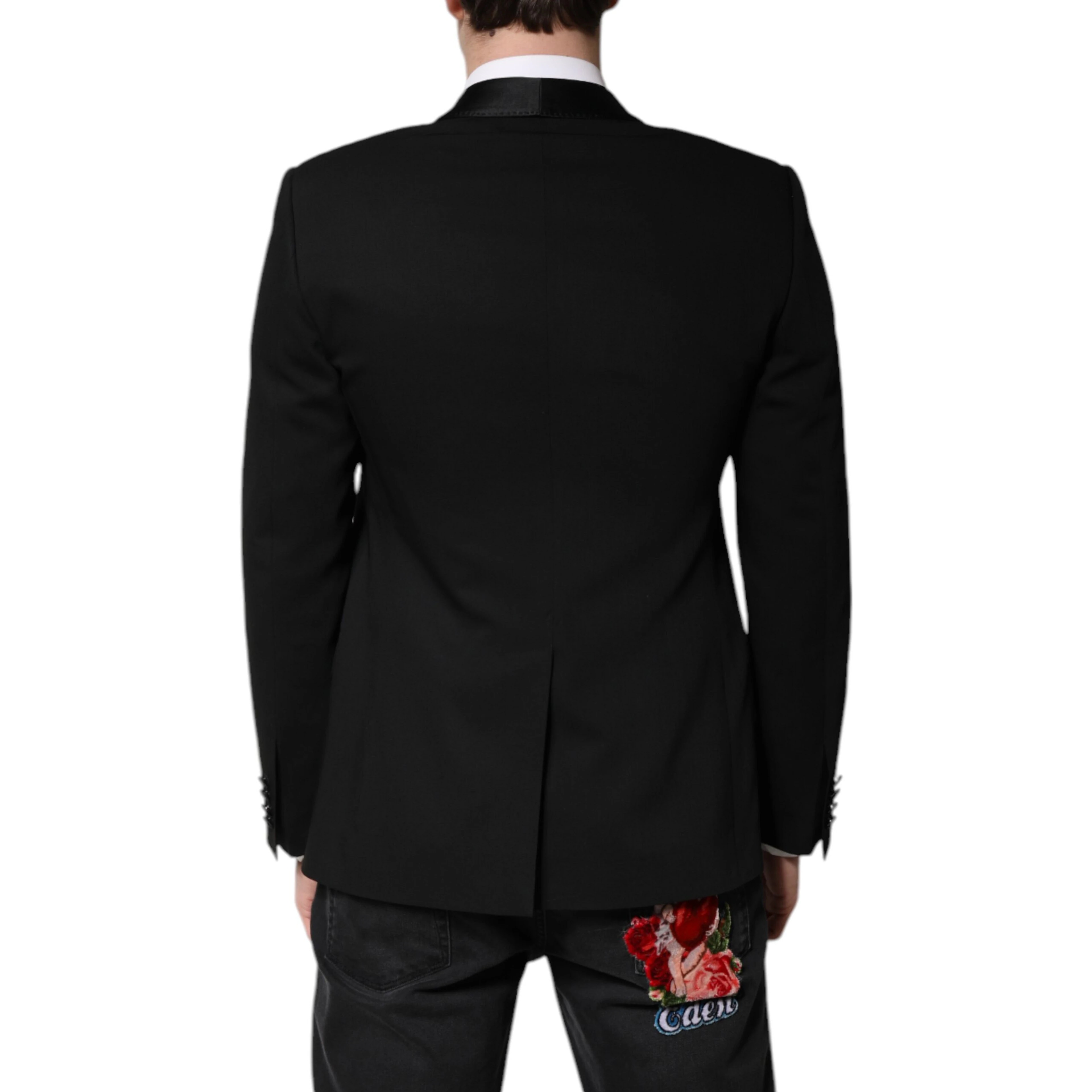 Black Single Breasted Men Coat MARTINI Blazer