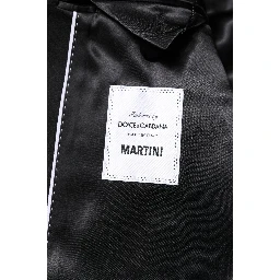 Black Single Breasted Men Coat MARTINI Blazer