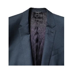 Blue Single Breasted Men Coat MARTINI Blazer